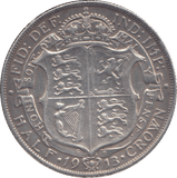 1913 HALFCROWN ( GF ) - HALFCROWN - Cambridgeshire Coins