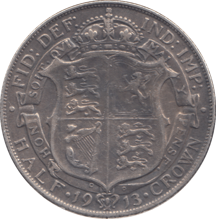 1913 HALFCROWN ( GF ) - HALFCROWN - Cambridgeshire Coins