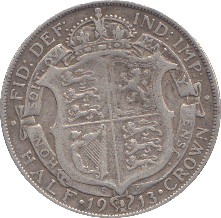 1913 HALFCROWN ( GF ) - HALFCROWN - Cambridgeshire Coins