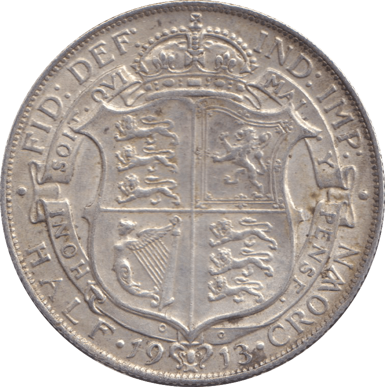 1913 HALFCROWN ( GVF ) - HALFCROWN - Cambridgeshire Coins