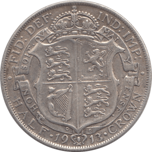 1913 HALFCROWN ( VF ) - HALFCROWN - Cambridgeshire Coins