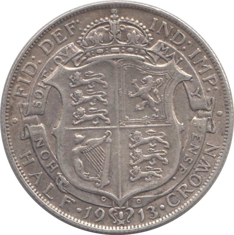 1913 HALFCROWN ( VF ) - HALFCROWN - Cambridgeshire Coins
