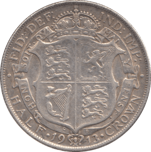 1913 HALFCROWN ( VF ) - Halfcrown - Cambridgeshire Coins