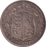 1913 HALFCROWN ( VF ) - Halfcrown - Cambridgeshire Coins