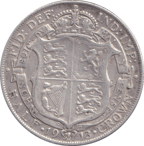 1913 HALFCROWN ( VF ) - HALFCROWN - Cambridgeshire Coins