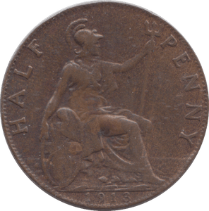1913 HALFPENNY ( GF ) - HALFPENNY - Cambridgeshire Coins