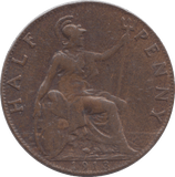 1913 HALFPENNY ( GF ) - HALFPENNY - Cambridgeshire Coins