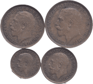 1913 MAUNDY SET GEORGE V - Maundy Set - Cambridgeshire Coins