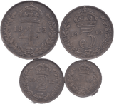 1913 MAUNDY SET GEORGE V - Maundy Set - Cambridgeshire Coins