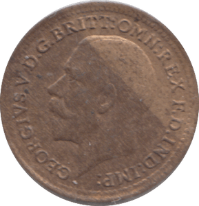 1913 ONE THIRD FARTHING ( GVF ) - ONE THIRD FARTHING - Cambridgeshire Coins