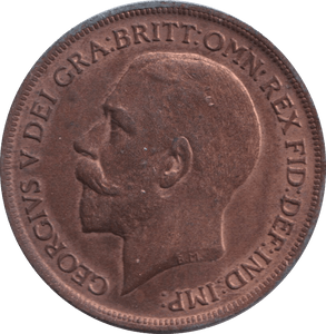 1913 PENNY ( AUNC ) - PENNY - Cambridgeshire Coins
