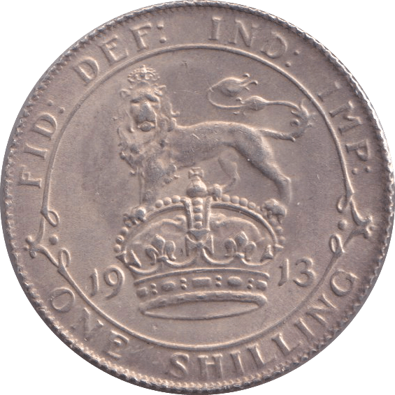 1913 SHILLING ( AUNC ) - SHILLING - Cambridgeshire Coins