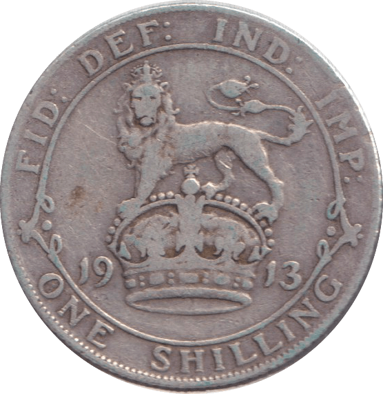 1913 SHILLING ( FINE ) - SHILLING - Cambridgeshire Coins