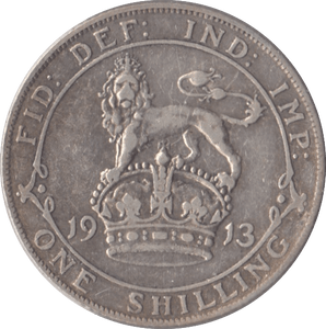 1913 SHILLING ( GF ) - Shilling - Cambridgeshire Coins