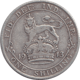 1913 SHILLING ( GF ) - SHILLING - Cambridgeshire Coins