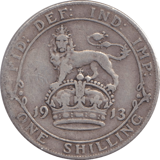 1913 SHILLING ( GF ) - SHILLING - Cambridgeshire Coins