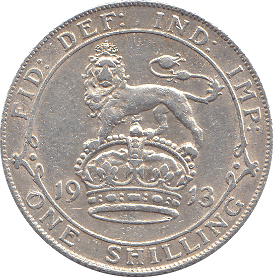 1913 SHILLING ( GVF ) - SHILLING - Cambridgeshire Coins