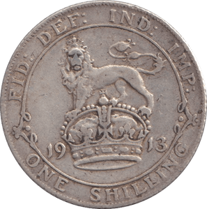 1913 SHILLING ( VF ) - SHILLING - Cambridgeshire Coins