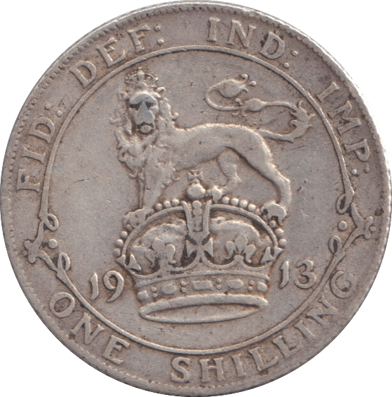 1913 SHILLING ( VF ) - SHILLING - Cambridgeshire Coins