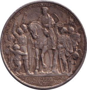 1913 SILVER 2 MARK GERMANY - SILVER WORLD COINS - Cambridgeshire Coins