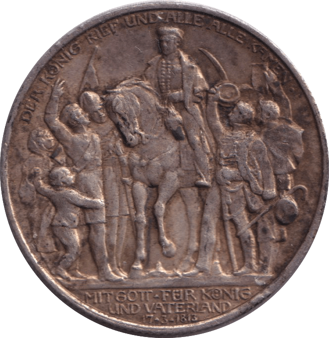 1913 SILVER 2 MARK GERMANY - SILVER WORLD COINS - Cambridgeshire Coins