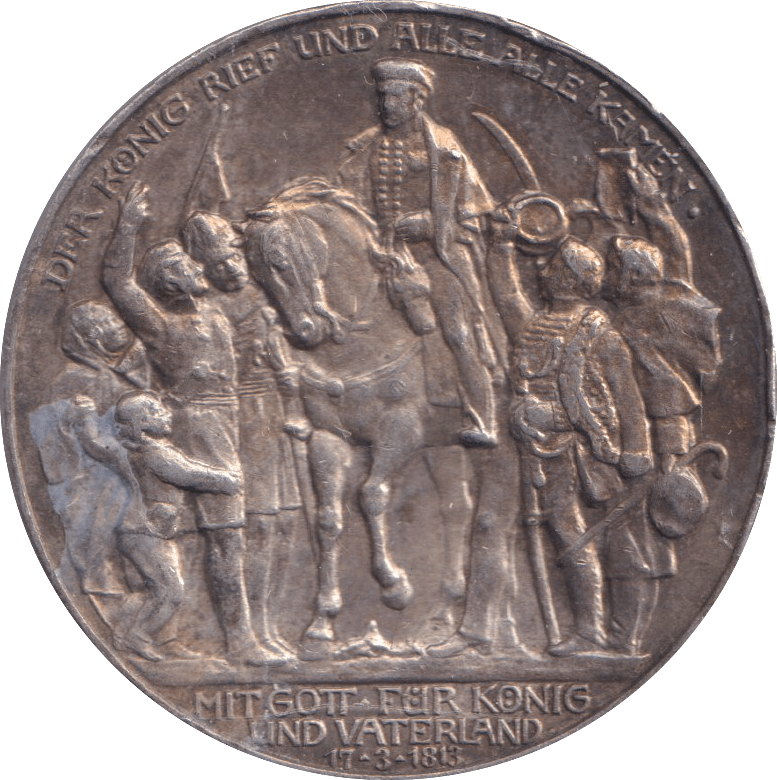 1913 SILVER 3 MARK GERMANY - SILVER WORLD COINS - Cambridgeshire Coins