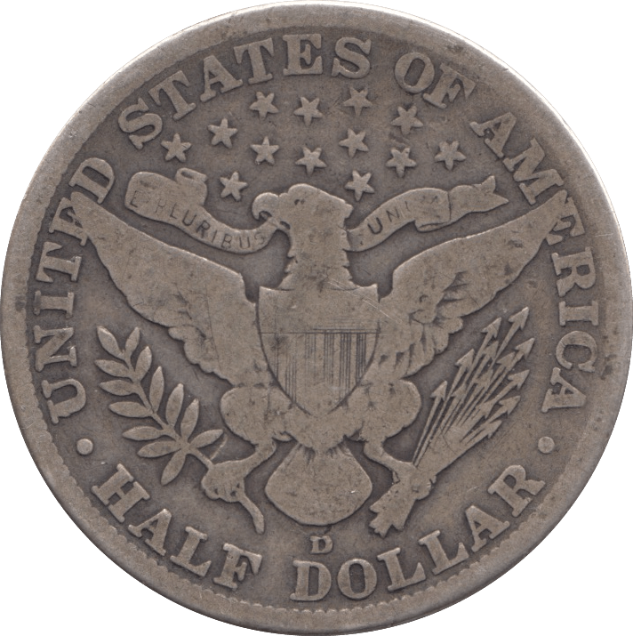 1913 SILVER HALF DOLLAR USA - SILVER WORLD COINS - Cambridgeshire Coins