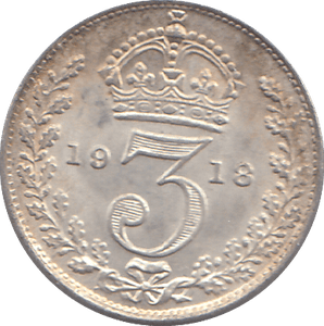 1913 SILVER THREEPENCE ( UNC ) - MAUNDY THREEPENCE - Cambridgeshire Coins