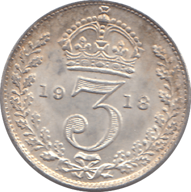1913 SILVER THREEPENCE ( UNC ) - MAUNDY THREEPENCE - Cambridgeshire Coins