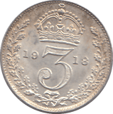 1913 SILVER THREEPENCE ( UNC ) - MAUNDY THREEPENCE - Cambridgeshire Coins