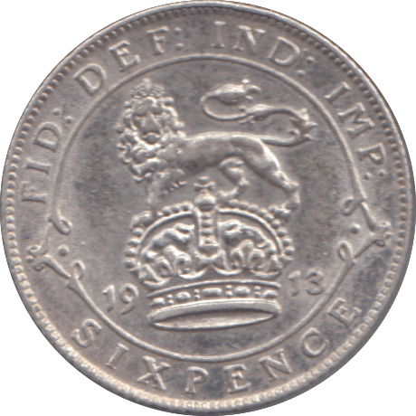 1913 SIXPENCE ( AUNC ) - SIXPENCE - Cambridgeshire Coins