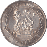 1913 SIXPENCE ( AUNC ) - Sixpence - Cambridgeshire Coins