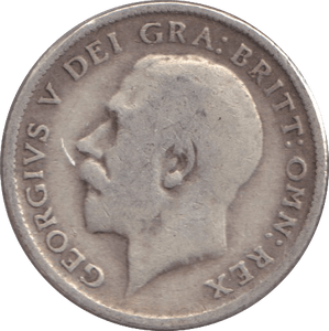 1913 SIXPENCE ( FAIR ) - SIXPENCE - Cambridgeshire Coins