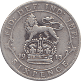 1913 SIXPENCE ( FINE ) - SIXPENCE - Cambridgeshire Coins