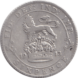 1913 SIXPENCE ( FINE ) - SIXPENCE - Cambridgeshire Coins