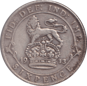 1913 SIXPENCE ( GF ) - SIXPENCE - Cambridgeshire Coins