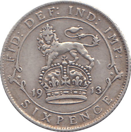 1913 SIXPENCE ( GF ) - WORLD COINS - Cambridgeshire Coins