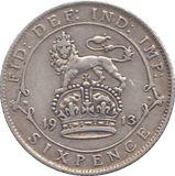 1913 SIXPENCE ( GF ) - WORLD COINS - Cambridgeshire Coins