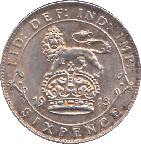 1913 SIXPENCE ( GVF ) - SIXPENCE - Cambridgeshire Coins