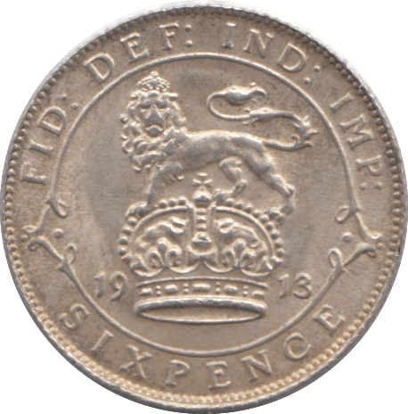 1913 SIXPENCE ( UNC ) - SIXPENCE - Cambridgeshire Coins