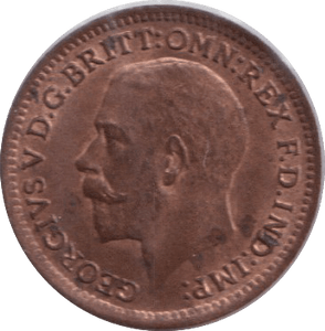 1913 THIRD FARTHING ( AUNC ) - ONE THIRD FARTHING - Cambridgeshire Coins