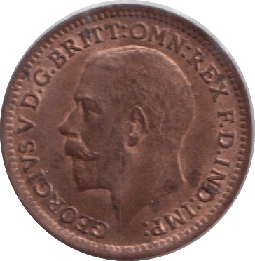 1913 THIRD FARTHING ( AUNC ) - ONE THIRD FARTHING - Cambridgeshire Coins