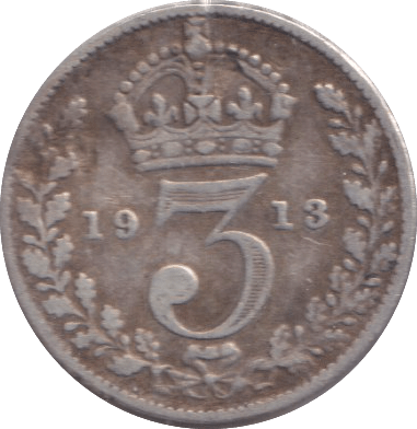 1913 THREEPENCE ( FINE ) - THREEPENCE - Cambridgeshire Coins