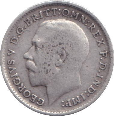 1913 THREEPENCE ( GF ) - THREEPENCE - Cambridgeshire Coins