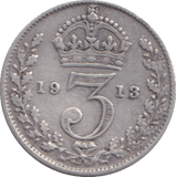 1913 THREEPENCE ( GF ) - THREEPENCE - Cambridgeshire Coins