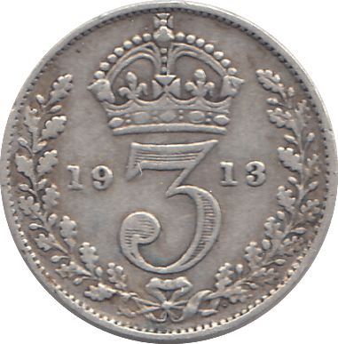 1913 THREEPENCE ( GF ) - WORLD COINS - Cambridgeshire Coins