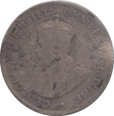 1914 AUSTRALIA THREEPENCE - SILVER WORLD COINS - Cambridgeshire Coins