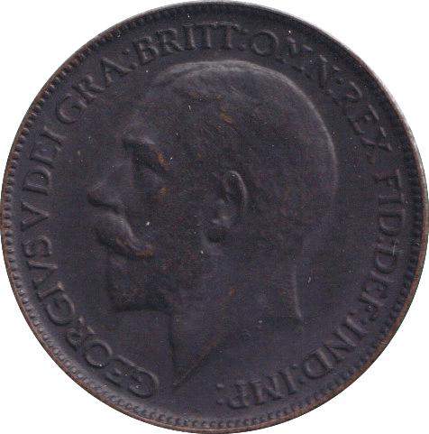 1914 FARTHING ( EF ) - FARTHING - Cambridgeshire Coins