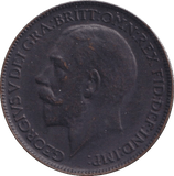 1914 FARTHING ( EF ) - FARTHING - Cambridgeshire Coins