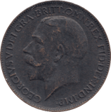 1914 FARTHING ( GVF ) - FARTHING - Cambridgeshire Coins